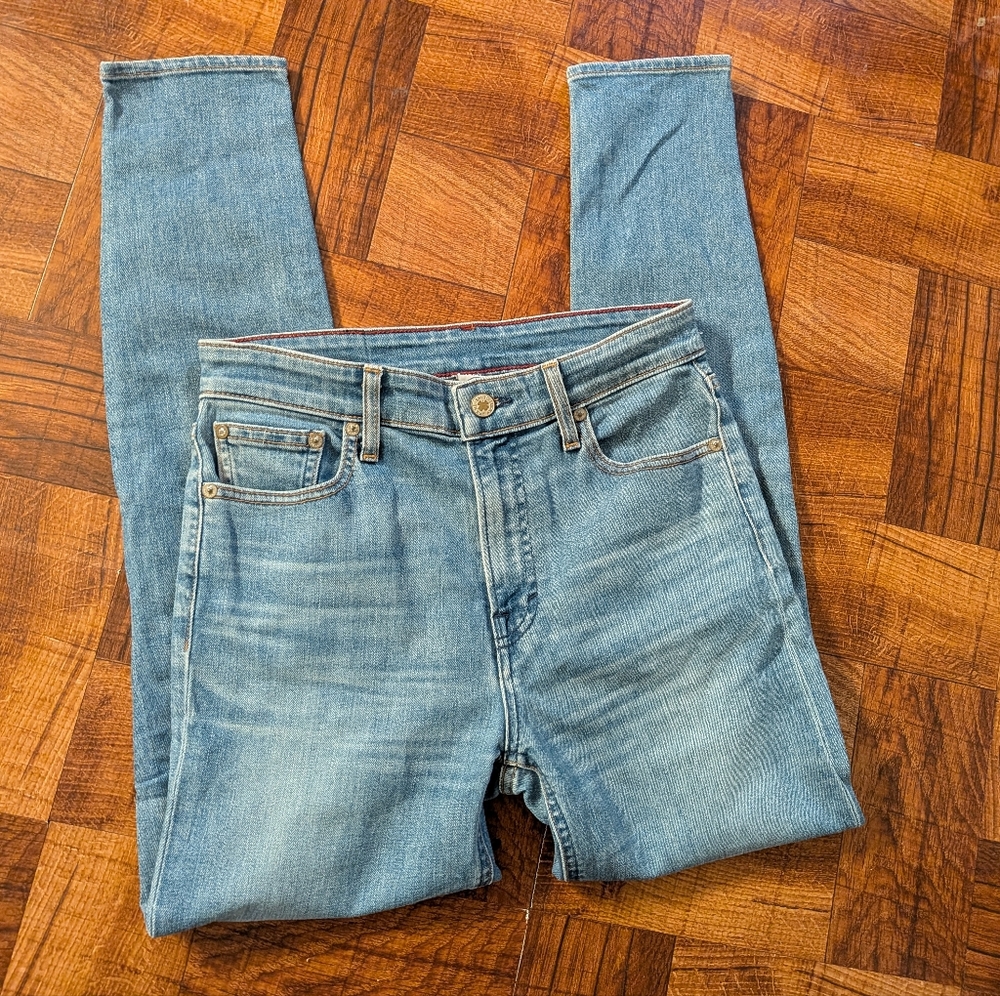 Lucky Brand Bridgette Skinny Light Blue Jeans Clover Edition Women's Size 26